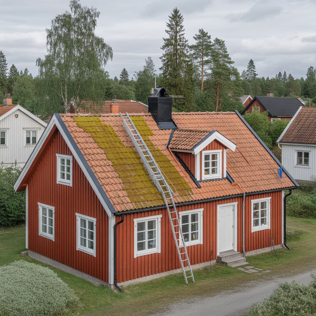 mossa pa takpannor sakra metoder kostnad och tid