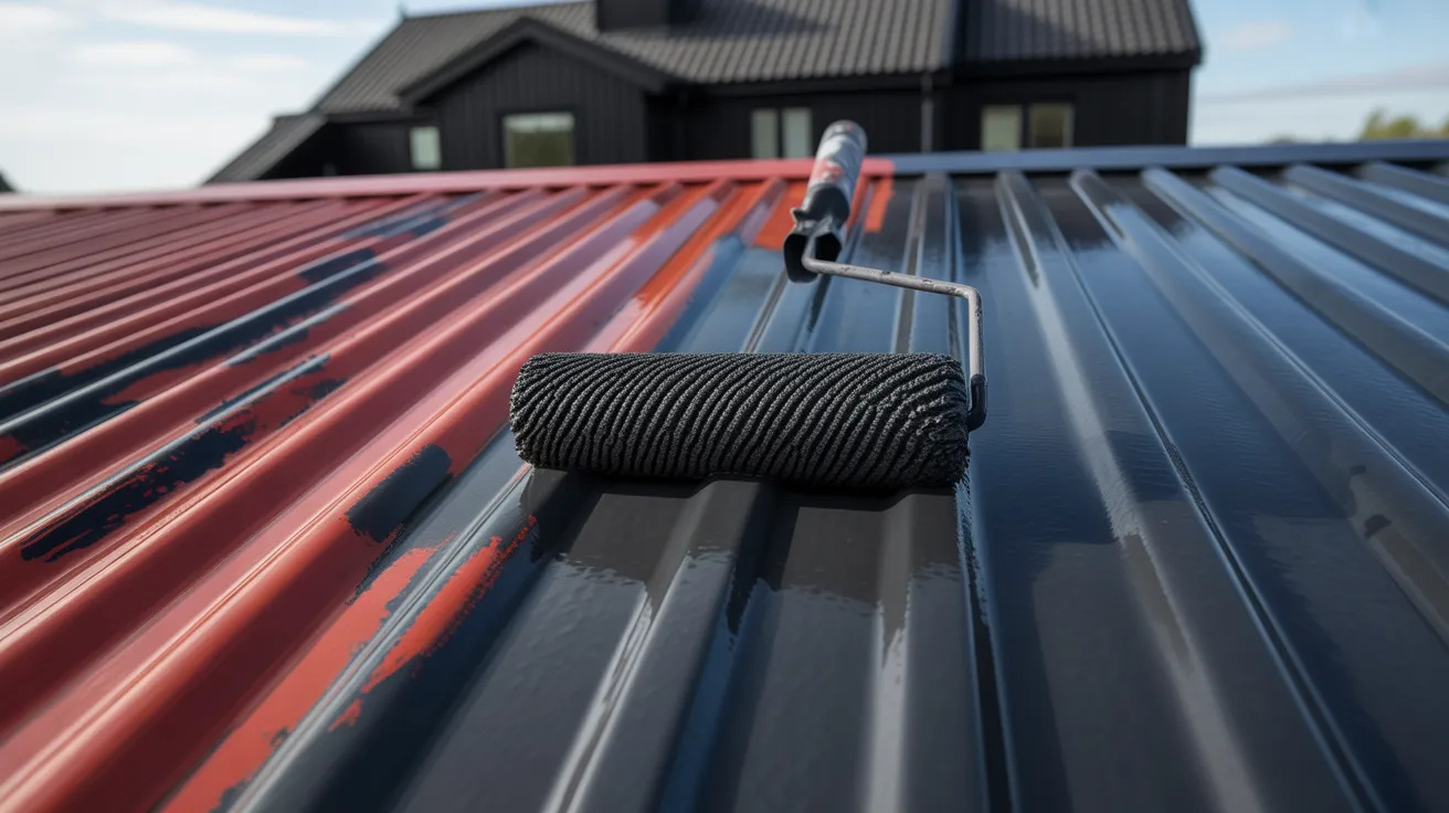 Takmålning & måla plåttak