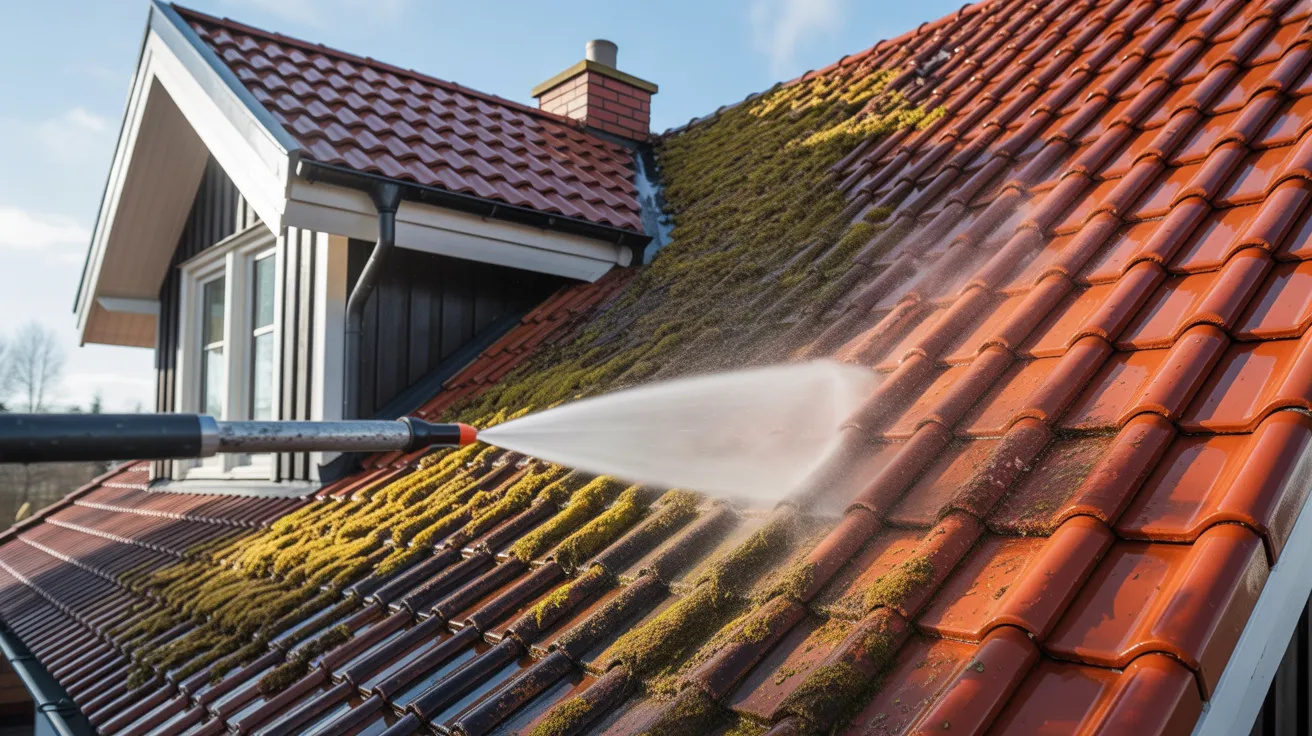 Taktvätt & rengöring av tak